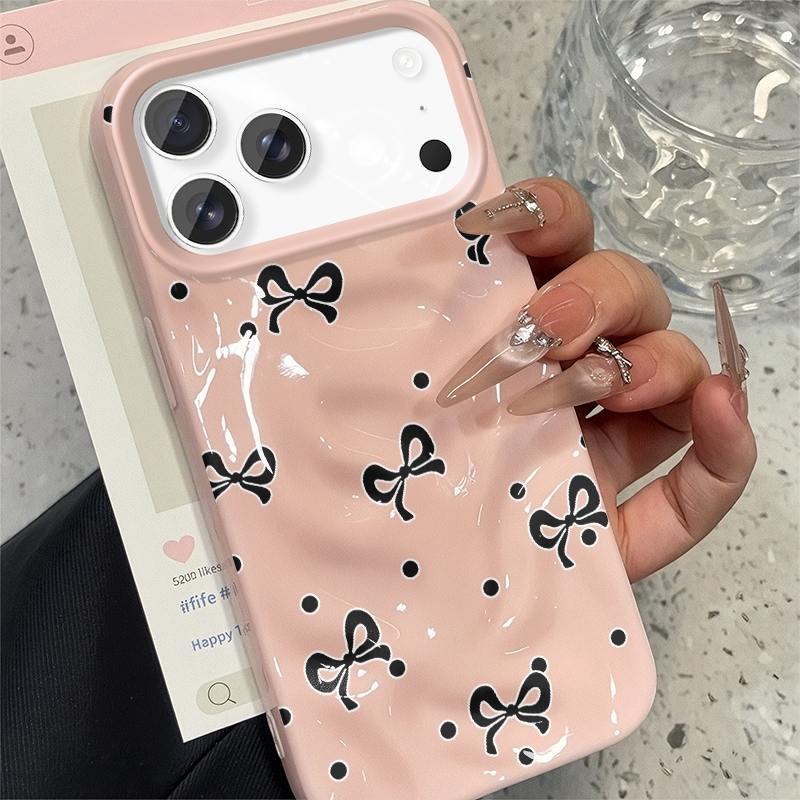 Phone Accessories For Girls - Lovely Korean Bow Candy Color Phone