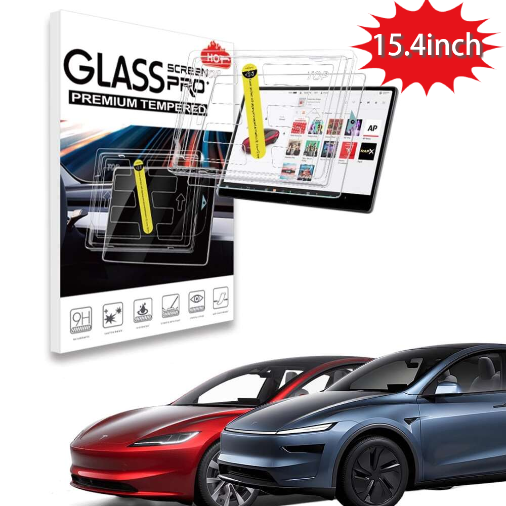 Tempered Glass Screen - Tempered Glass Screen Protector for Tesla