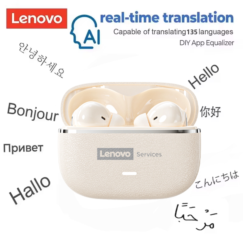 Bluetooth Earphone Tws - Lenovo 2026 AI Real Time Translation