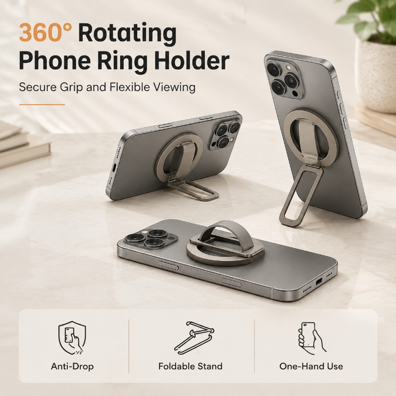 Phone Accessories And Gadget - Silicone Magnetic Wristband Phone Holder for
