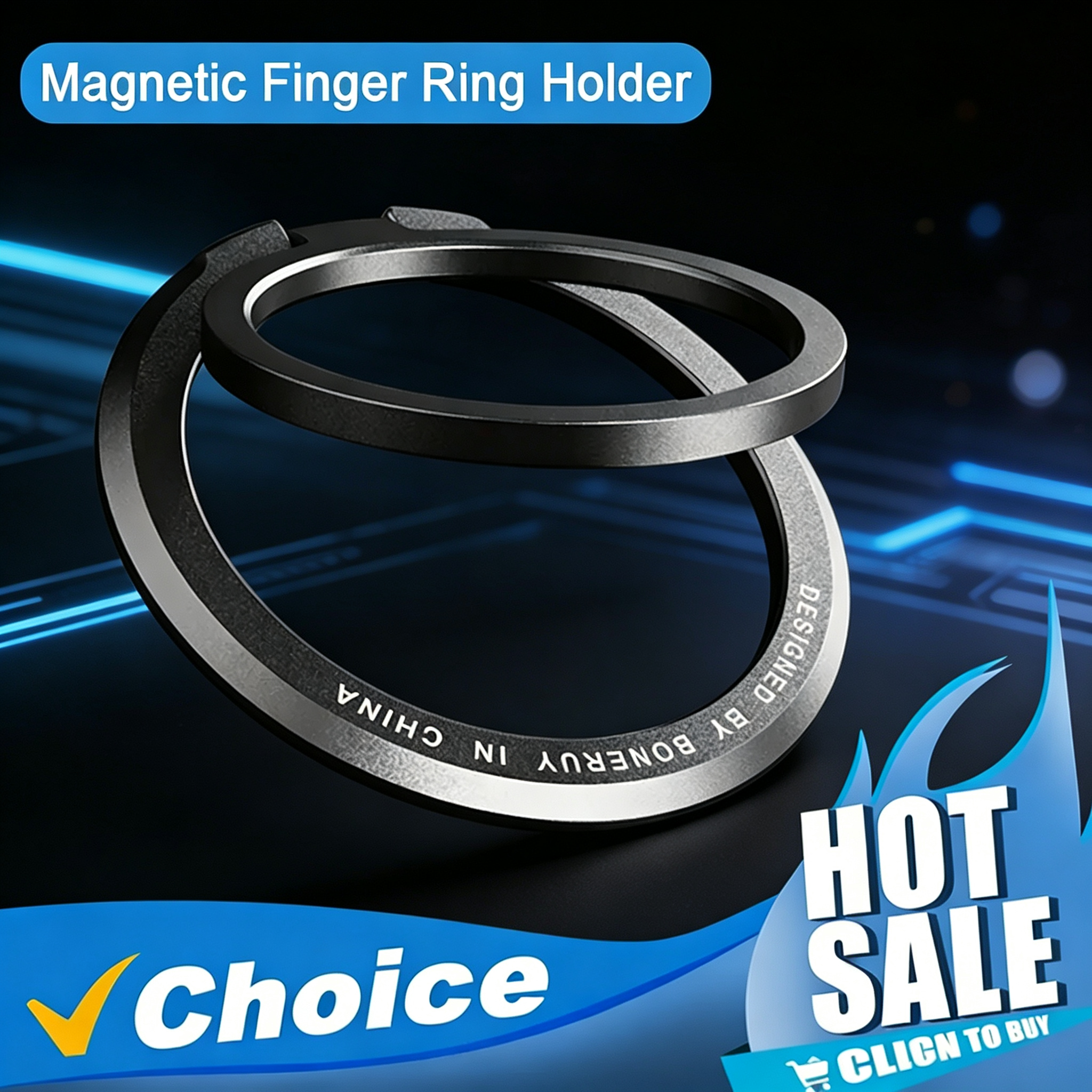 Phone Accessories And Gadget - Magnetic Phone Holder For Magsafe Finger