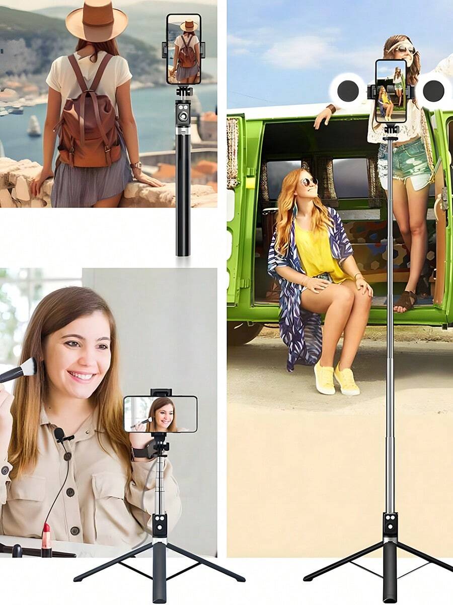 6 In 1 Selfie Stick With Fill  – Selfie Stick Tripod Bewertung und Preis