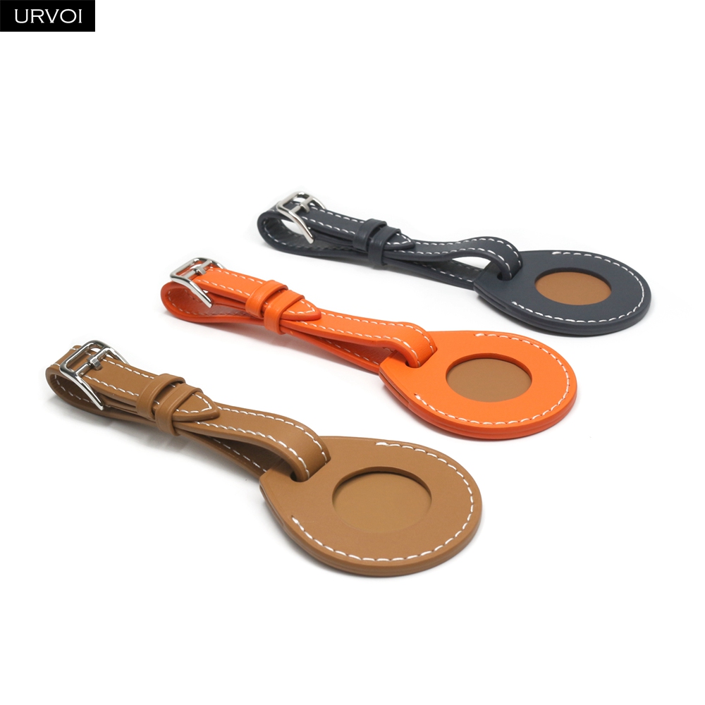 URVOI Leather Luggage Tag for  – Airtag Holder Case Bewertung und Preis