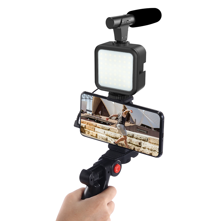 Smartphone Vlogging Kit Video  – Selfie Stick Tripod Bewertung und Preis