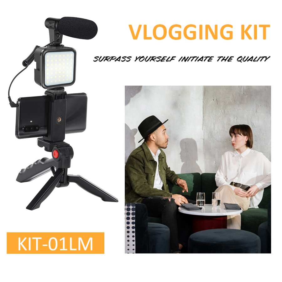 Smartphone Vlogging Kit Video  – Selfie Stick Tripod Bewertung und Preis