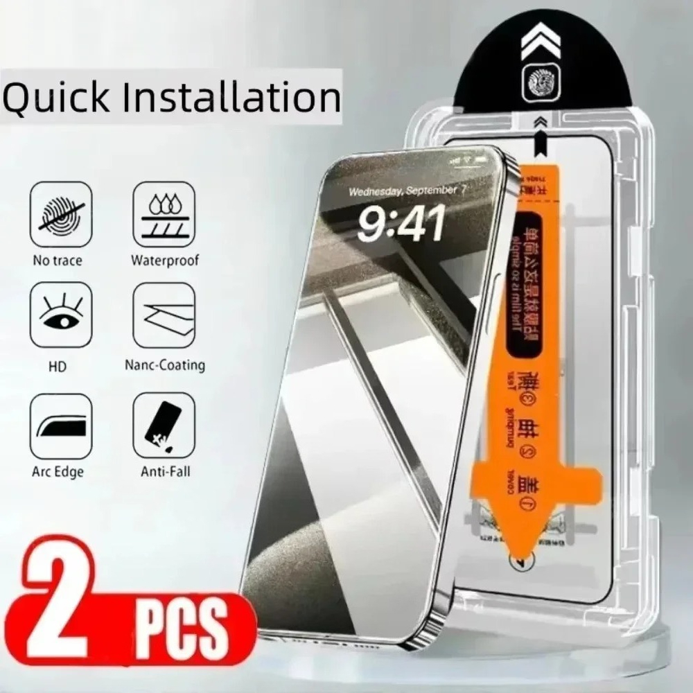 2PCS Transparent Tempered Glas – Phone Accessories Online Store Bewertung und Preis