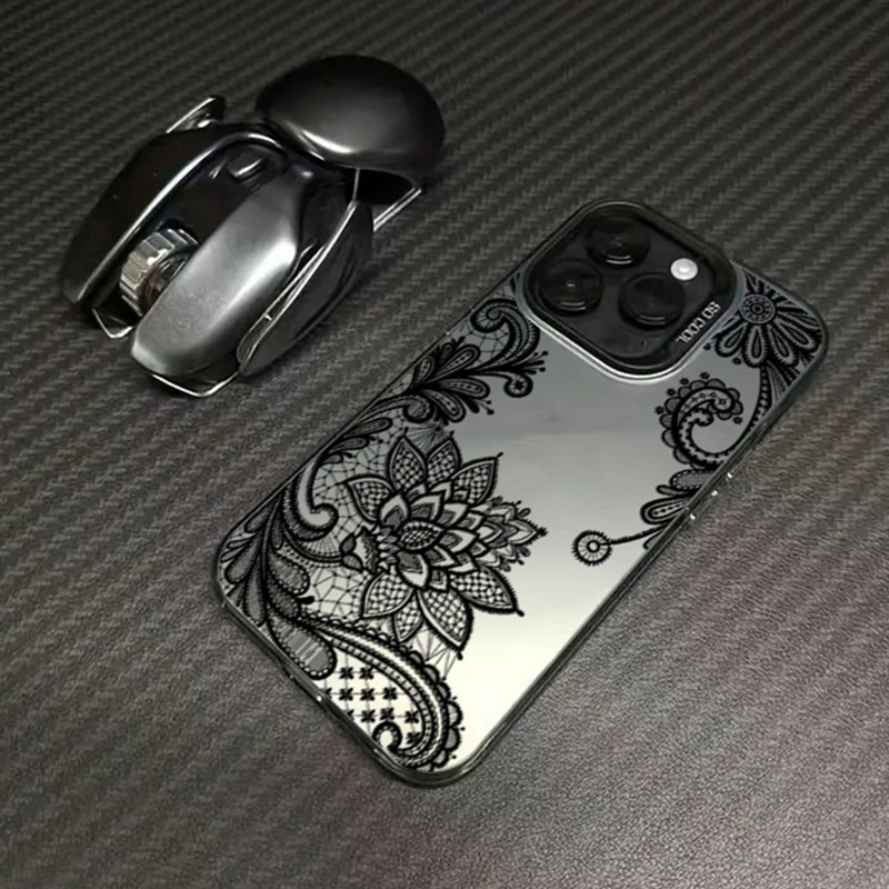 Black lace print New Hot Elect – Phone Accessories For Girls Bewertung und Preis