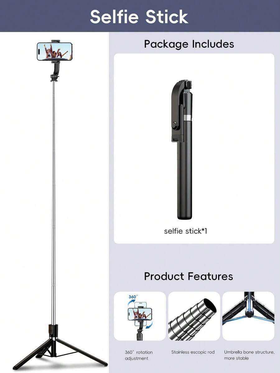 170cm Metal Bluetooth Remote C – Selfie Stick Tripod Bewertung und Preis
