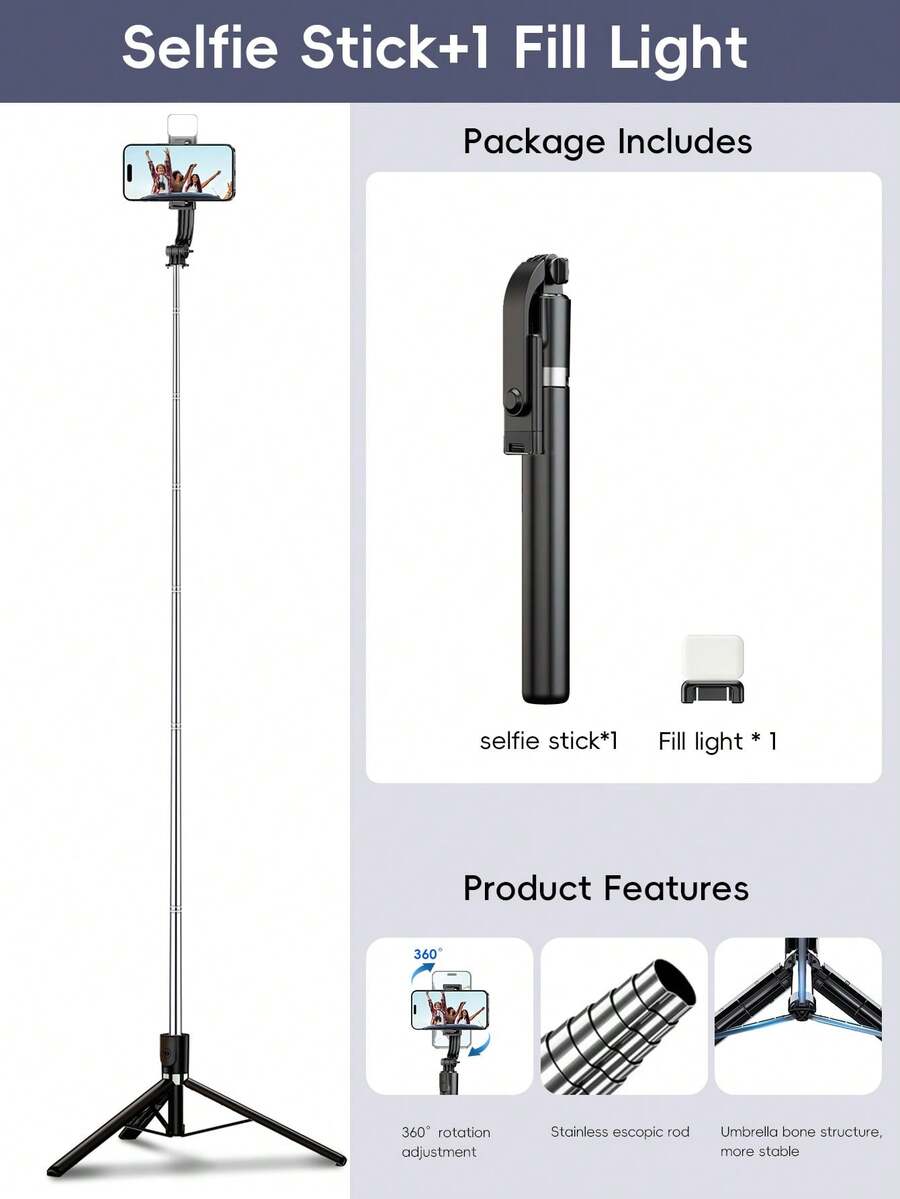 170cm Metal Bluetooth Remote C – Selfie Stick Tripod Bewertung und Preis