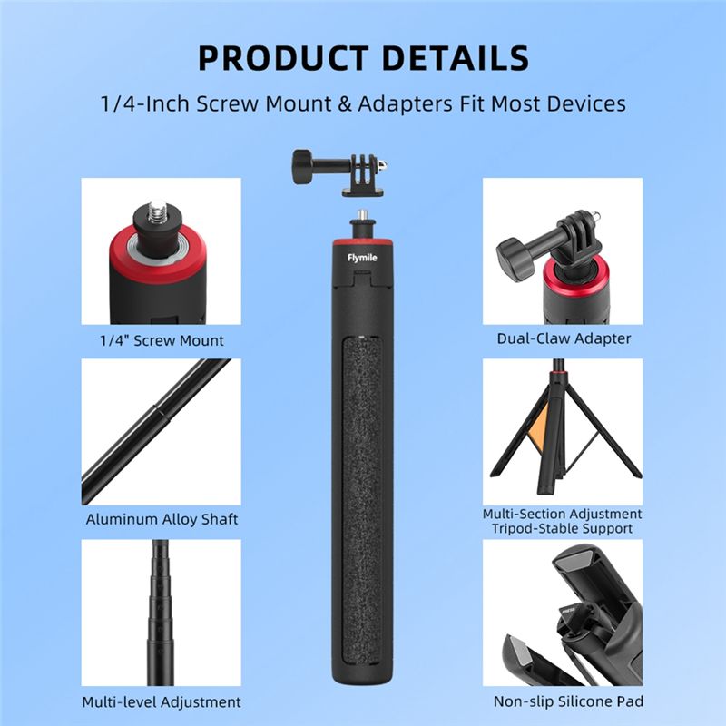 Flymile Action Camera Selfie S – Selfie Stick Tripod Bewertung und Preis