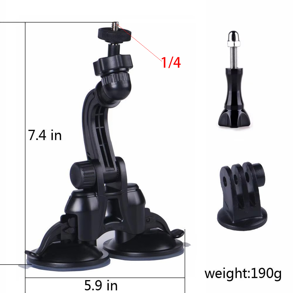 Double Suction Cup Mount with  – Selfie Stick Tripod Bewertung und Preis