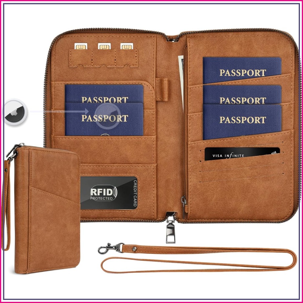 RFID Travel Document Organizer – Airtag Holder Case Bewertung und Preis