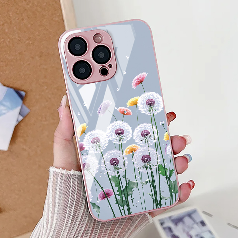 Lotus Flower Phone Case For iP – Tempered Glass Screen Bewertung und Preis
