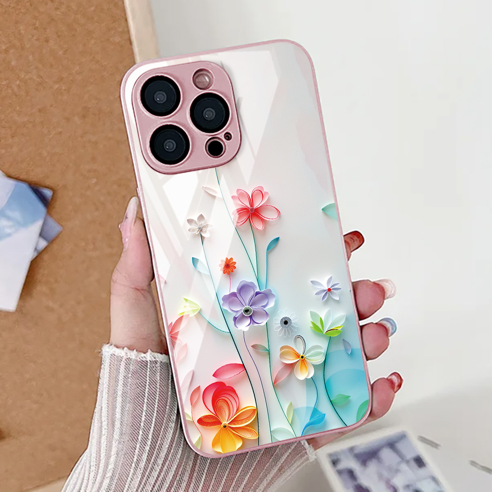Lotus Flower Phone Case For iP – Tempered Glass Screen Bewertung und Preis