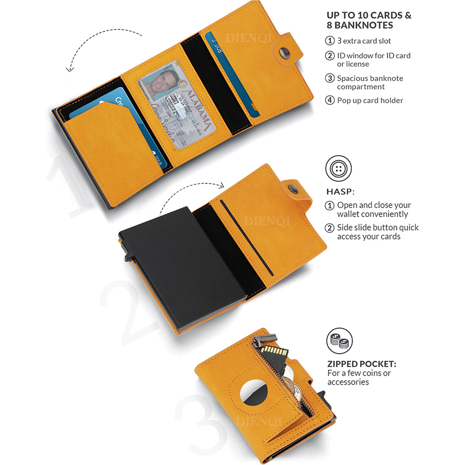 Airtag Wallet Rfid Credit Card – Airtag Holder Case Bewertung und Preis