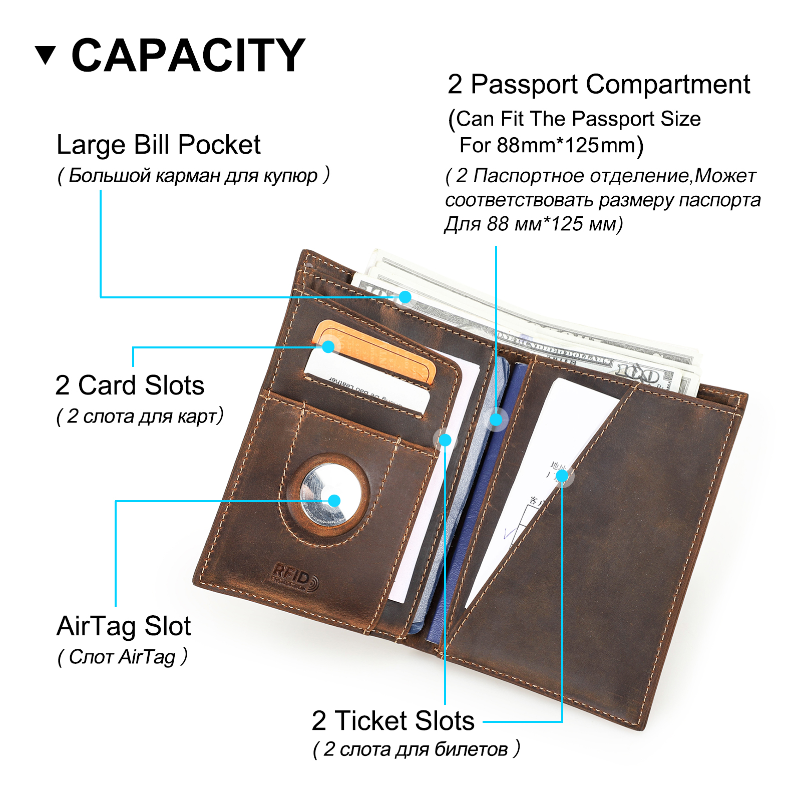 Customized Passport Cover Wall – Airtag Holder Case Bewertung und Preis