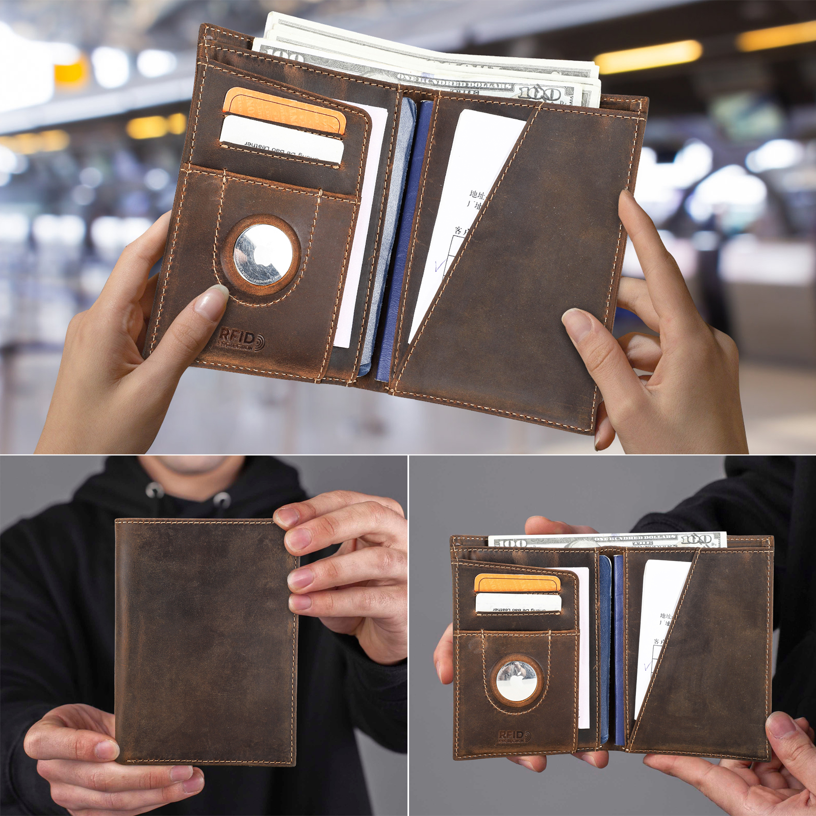 Customized Passport Cover Wall – Airtag Holder Case Bewertung und Preis