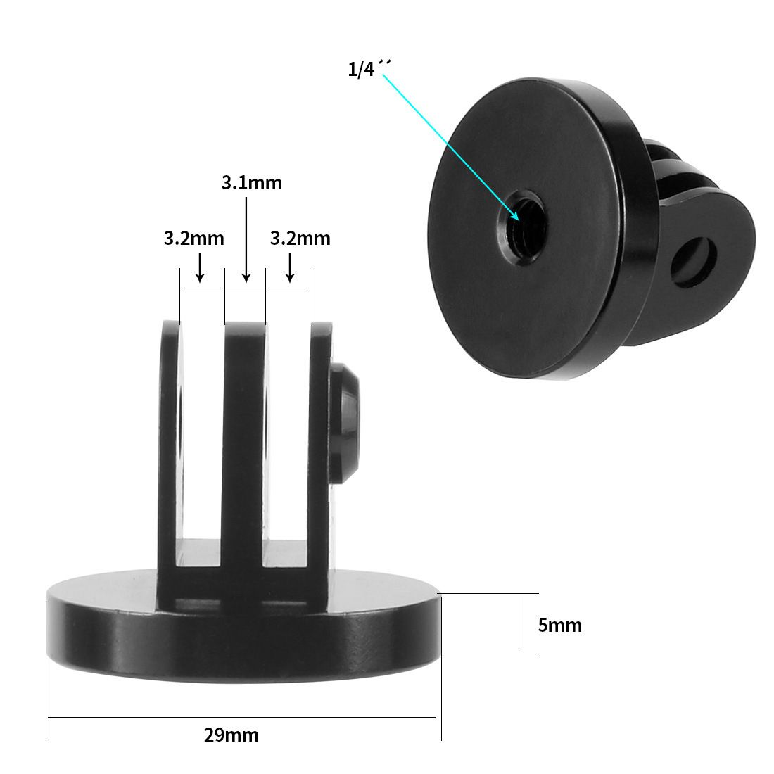 For Gopro Tripod Mount Adapter – Selfie Stick Tripod Bewertung und Preis
