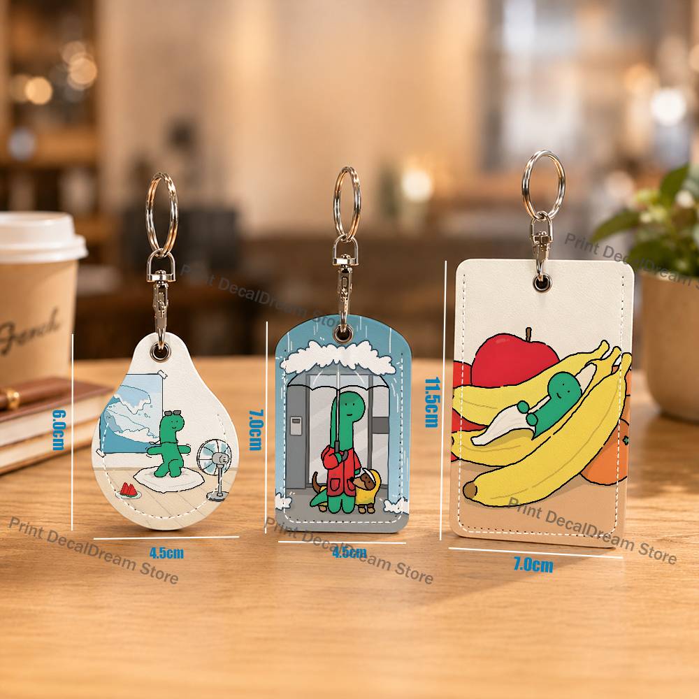 Green dinosaur Brachio PU Leat – Airtag Holder Case Bewertung und Preis